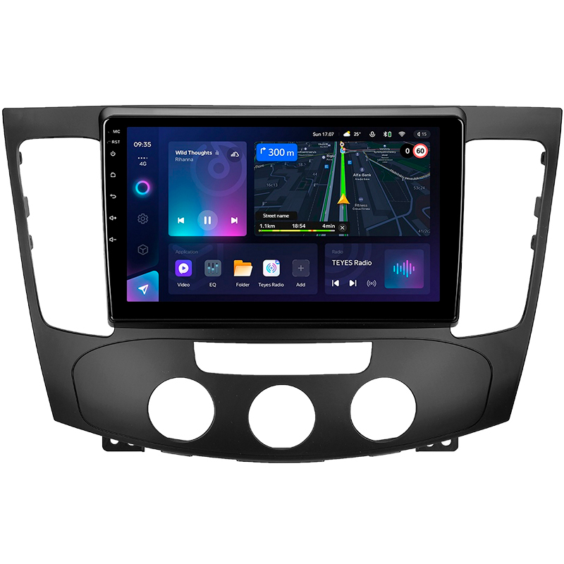 Android head unit Teyes CC3L 4+32 Gb Hyundai Sonata NF 2008-2010 (F1) 9"