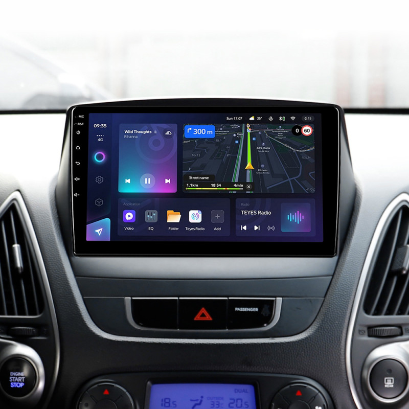 Android head unit Teyes CC3L 4+32 Gb Hyundai Tucson 2 LM IX35 2009-2015 (C) 9" (L1)