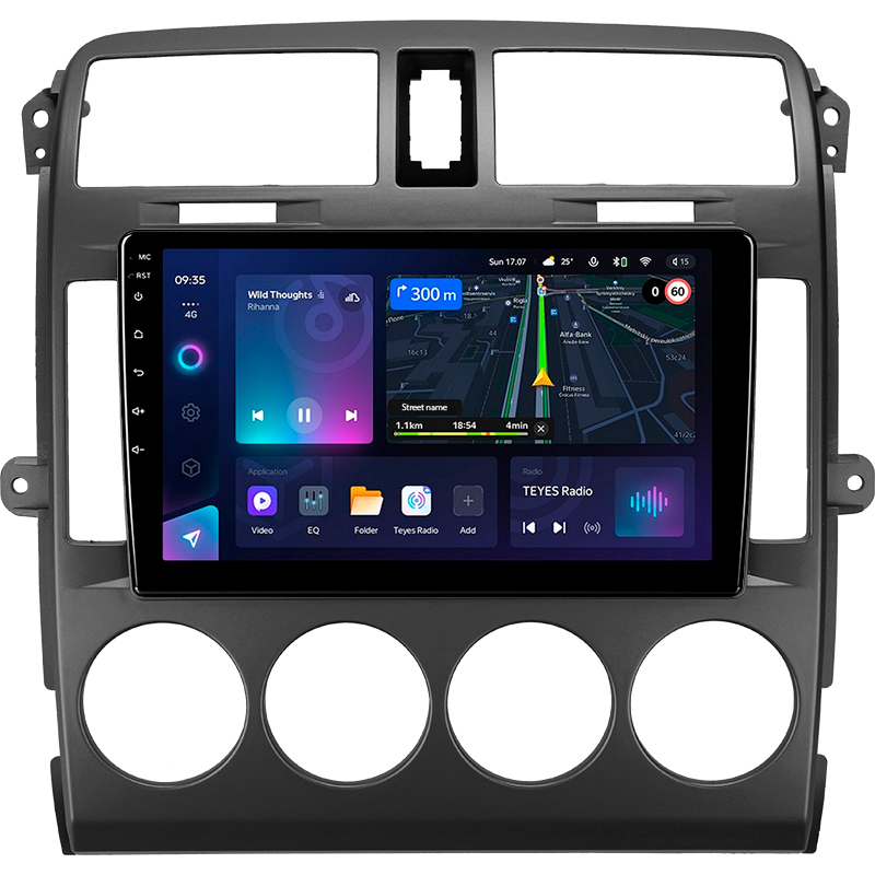 Android head unit Teyes CC3L 4+32 Gb Kia Carnival UP GQ 2002-2006 9" (L1)
