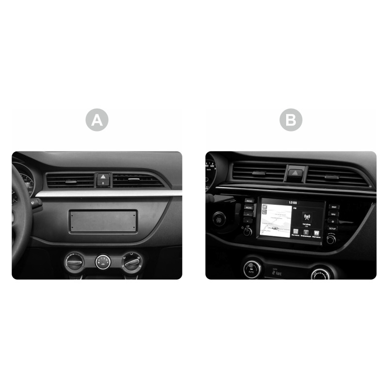 Android head unit Teyes CC3L 4+32 Gb Kia RIO 4 2016-2020 (B) 9"