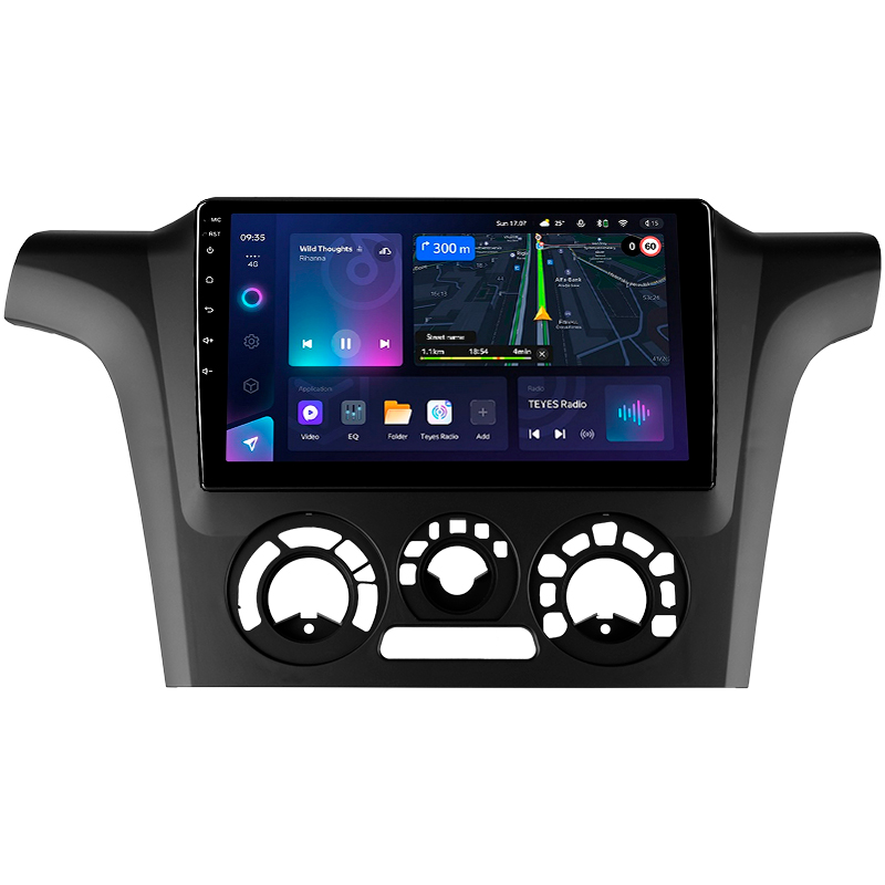 Android head unit Teyes CC3L 4+32 Gb Mitsubishi Outlander 1 2002-2008 (F1) 9"