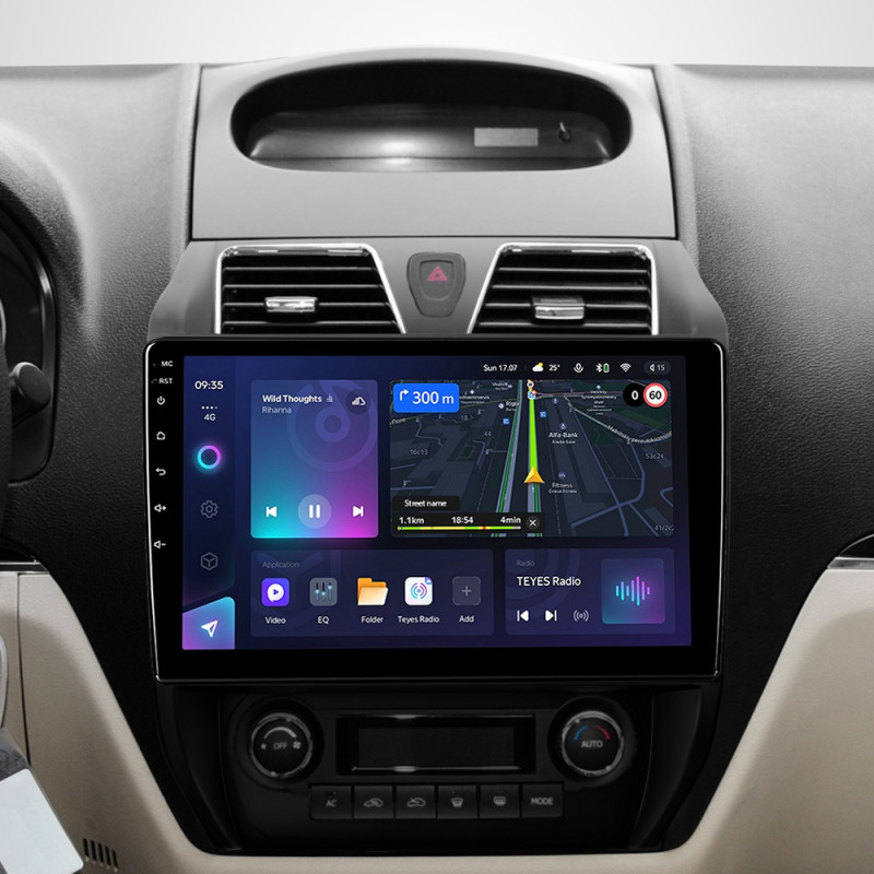 Android head unit Teyes CC3L 4+32 Gb Geely Emgrand EC7 1 2009-2016 10"
