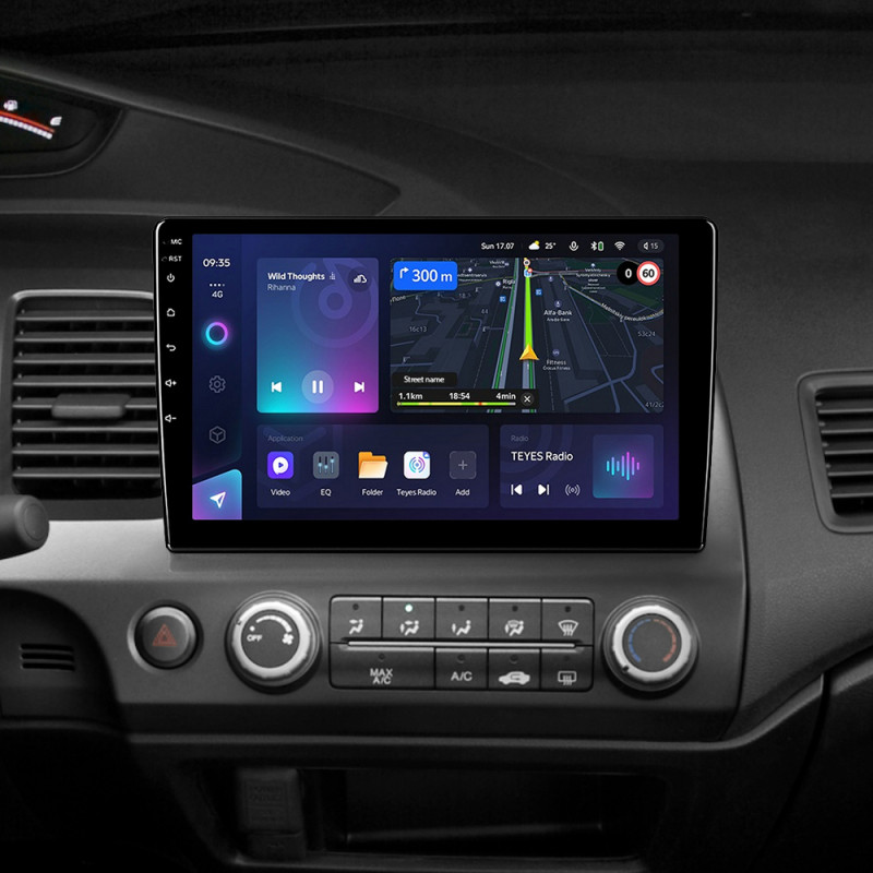 Android head unit Teyes CC3L 4+32 Gb Honda Civic 8 FK FN FD 2005-2012 10"