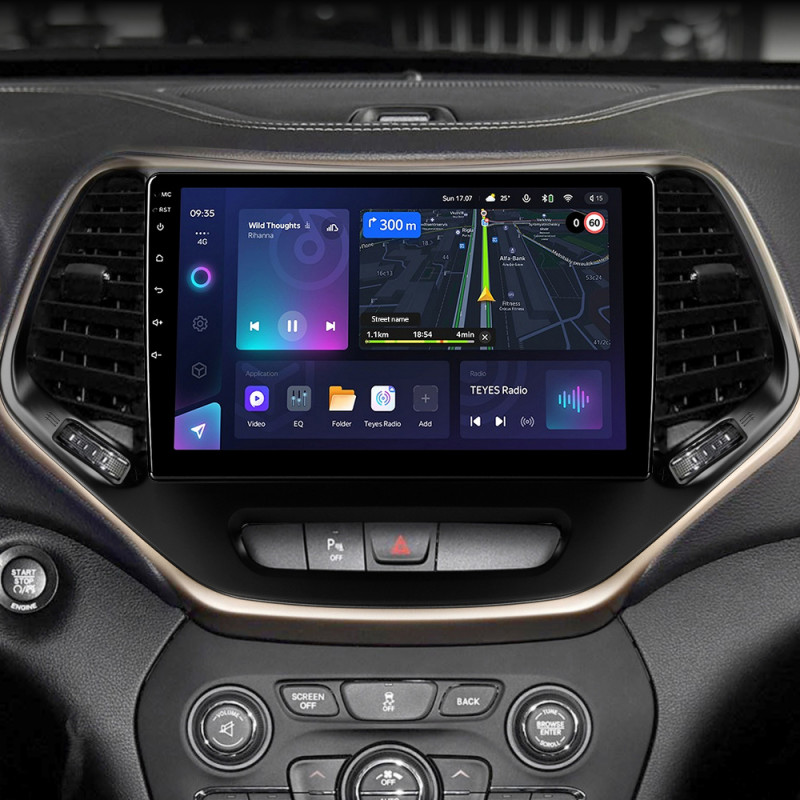 Android head unit Teyes CC3L 4+32 Gb Jeep Cherokee 5 KL 2014-2018 10"