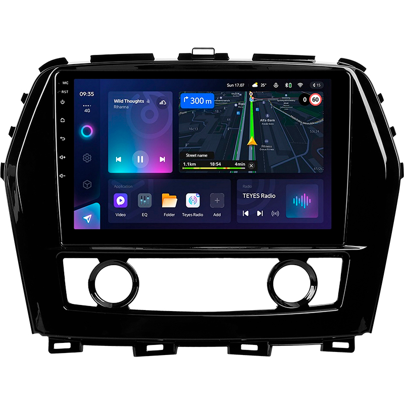 Android head unit Teyes CC3L 4+32 Gb Nissan Maxima A36 2015-2020 10"