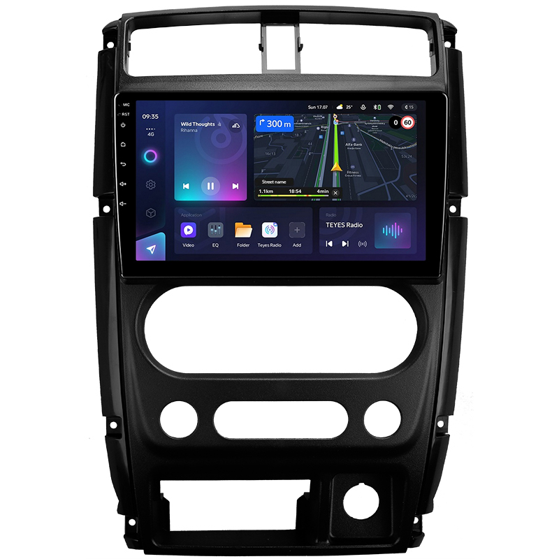Android head unit Teyes CC3L 4+32 Gb Suzuki Jimny 3 2005-2019 9"