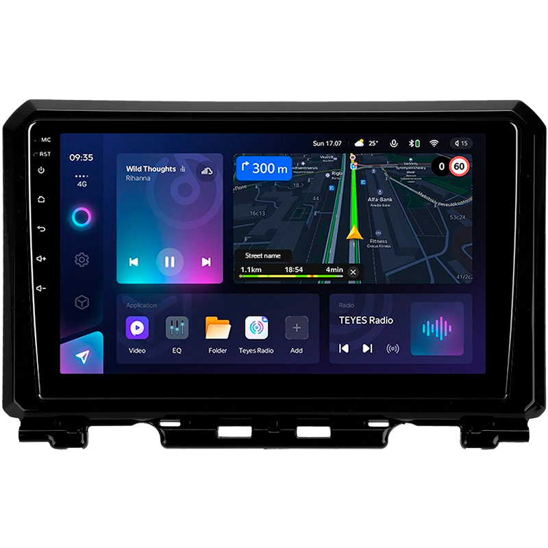 Android head unit Teyes CC3L 4+32 Gb Suzuki Jimny JB64 2018-2020 9"