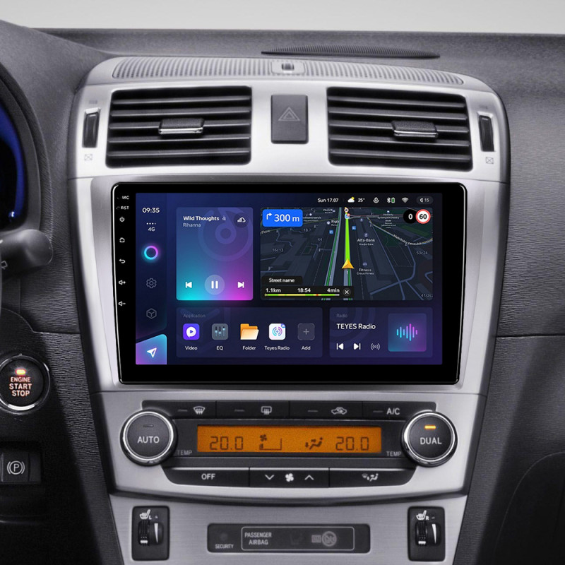 Android head unit Teyes CC3L 4+32 Gb Toyota Avensis 3 2008-2015 (F1) 9"