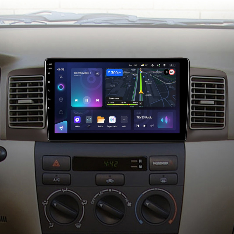 Android head unit Teyes CC3L 4+32 Gb Toyota Corolla E130 E120 2000-2004 9"