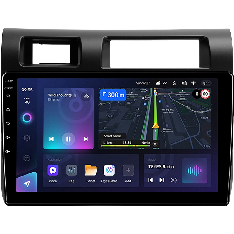 Android head unit Teyes CC3L 4+32 Gb Toyota Land Cruiser 70 Series LC 79 2007-2020 9"