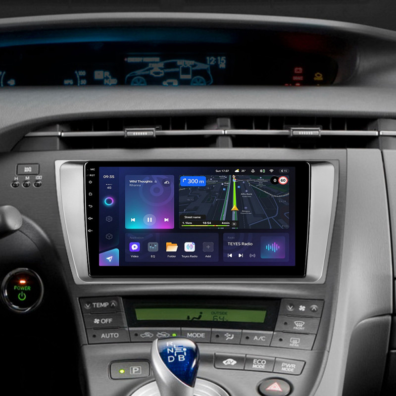 Android head unit Teyes CC3L 4+32 Gb Toyota Prius XW30 2009-2015 9"
