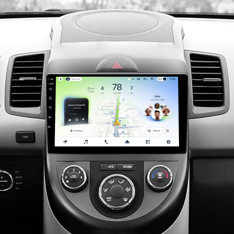 Android head unit Teyes CC4L 6+64 Gb Kia Soul 1 2008 - 2014 9"