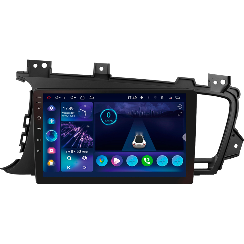 Android head unit SIGMA S9332 ANDROID 13 3+32 Gb 4G DSP Kia Optima 3 K5 TF 2010-2015 (F1) 9"