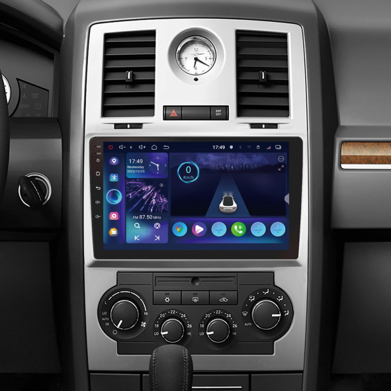 Android head unit SIGMA S9332 ANDROID 13 3+32 Gb 4G DSP Chrysler 300C 1 2004-2011 9"
