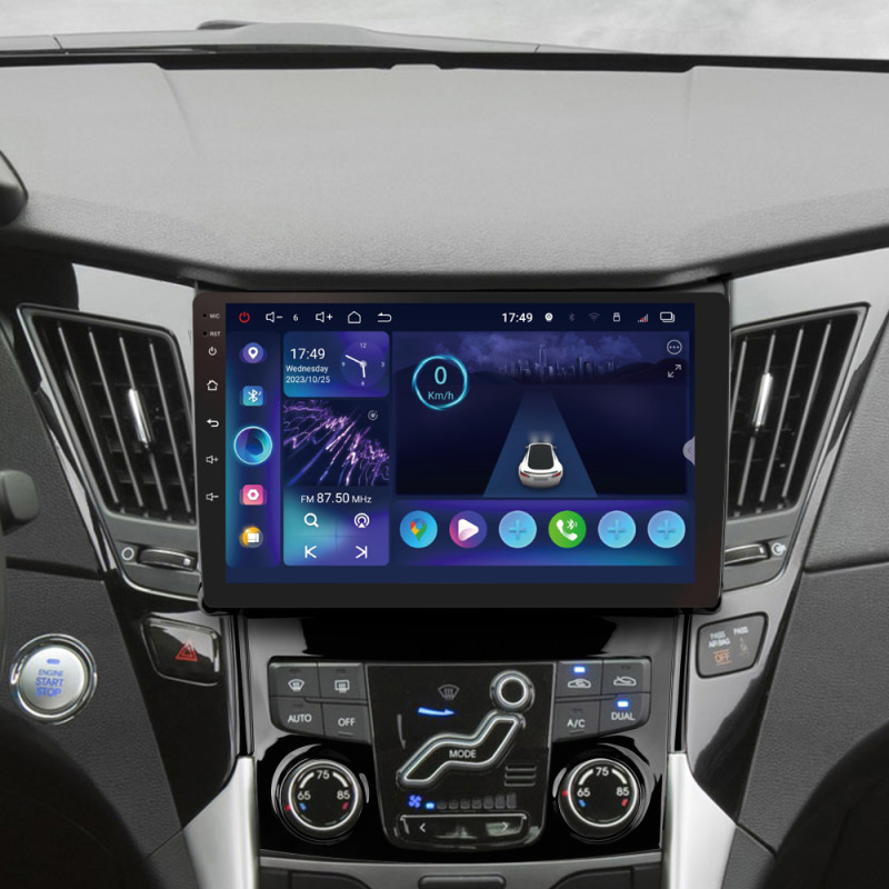 Android head unit SIGMA S9332 ANDROID 13 3+32 Gb 4G DSP Hyundai Sonata 6 YF 2009-2014 (B) 9"