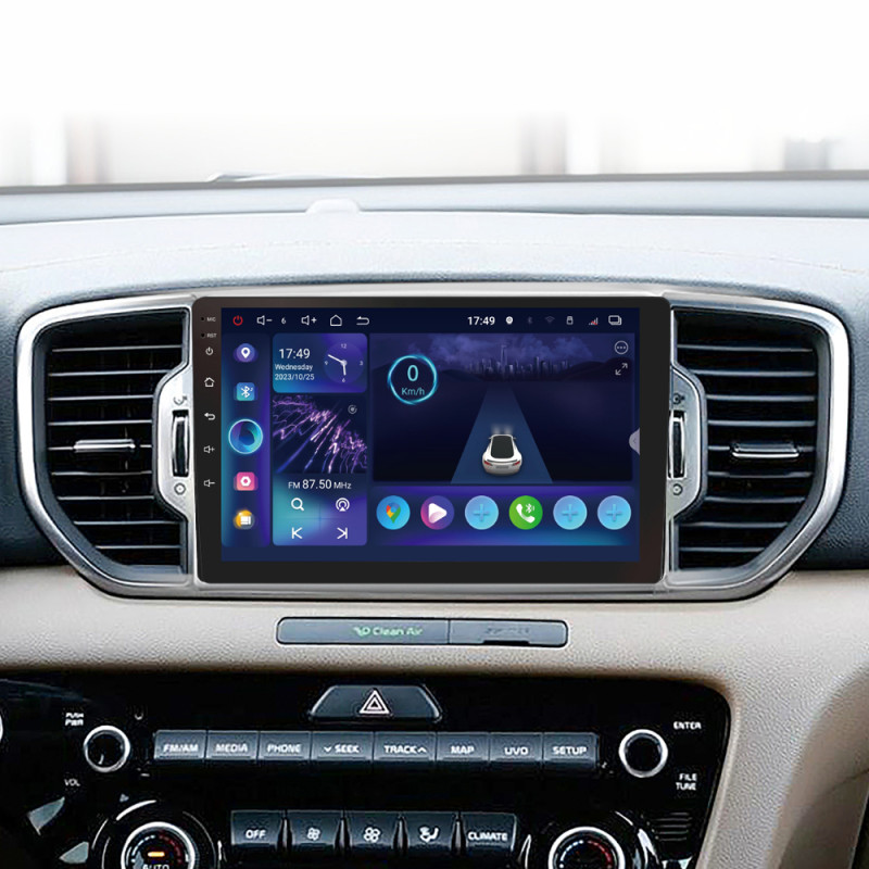 Android head unit SIGMA S9332 ANDROID 13 3+32 Gb 4G DSP Kia Sportage 4 QL 2016-2018 (B) 9"