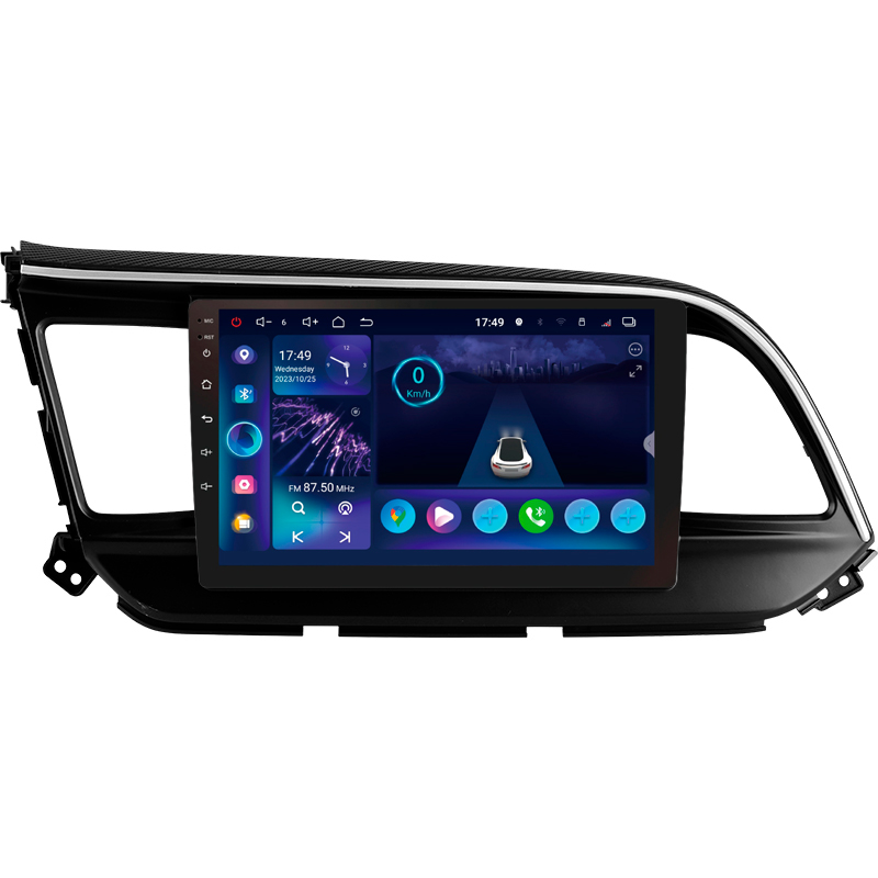 Android head unit SIGMA S9332 ANDROID 13 3+32 Gb 4G DSP Hyundai Elantra 6 2018-2020 (B) 9"