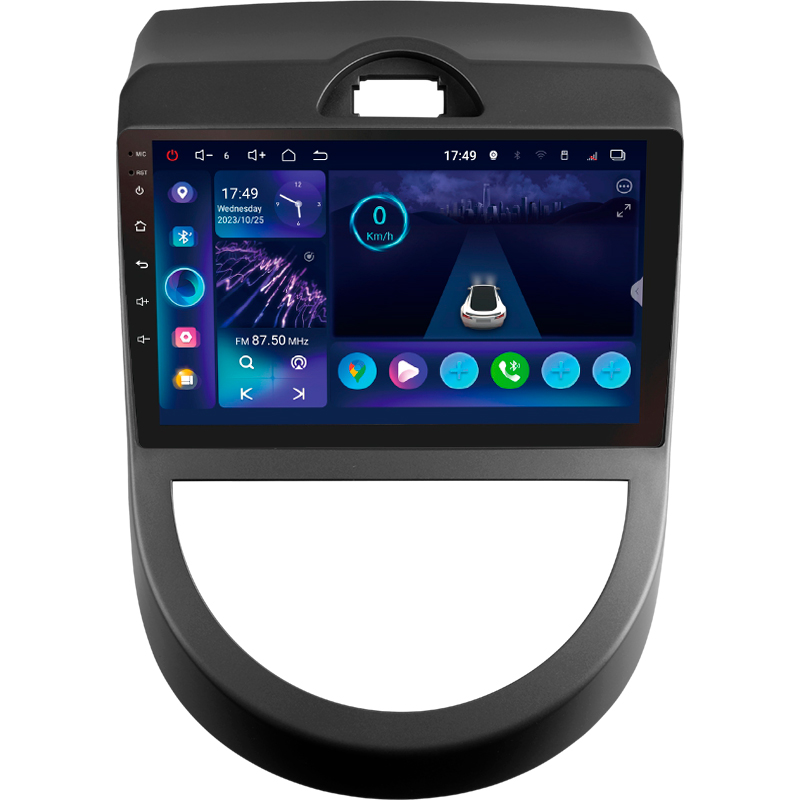 Android head unit SIGMA S9332 ANDROID 13 3+32 Gb 4G DSP Kia Soul 1 2008 - 2014 9"