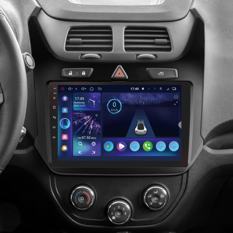 Android head unit SIGMA S9332 ANDROID 13 3+32 Gb 4G DSP Chevrolet Cobalt 2 2011 - 2018 9"