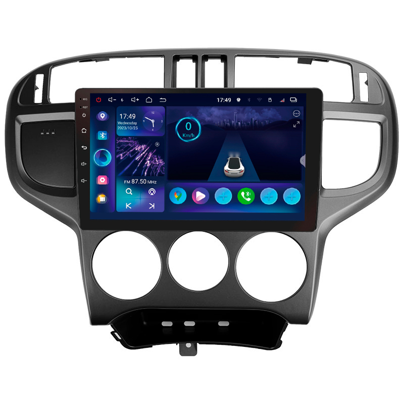 Android head unit SIGMA S9332 ANDROID 13 3+32 Gb 4G DSP Hyundai Matrix 2001 - 2010 9"