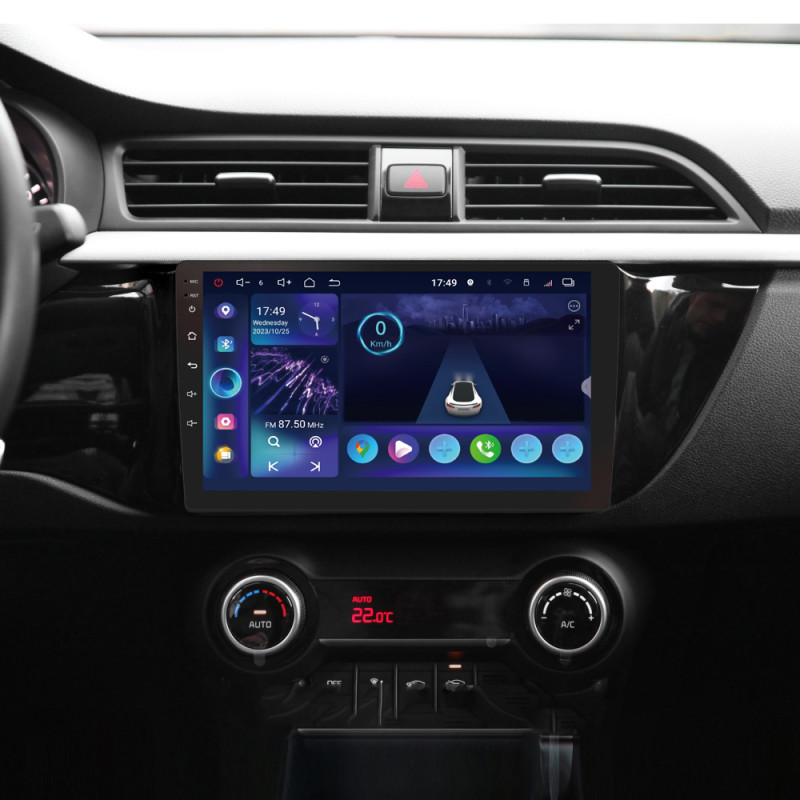 Android head unit SIGMA S9332 ANDROID 13 3+32 Gb 4G DSP Kia RIO 4 2016-2020 (A) 9"