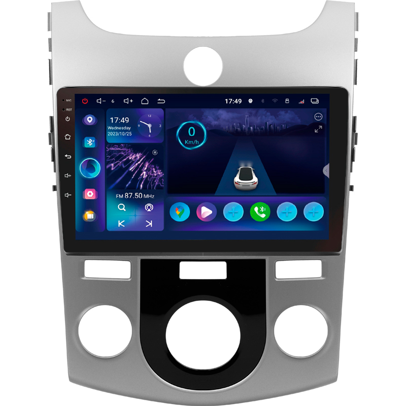 Android head unit SIGMA S9332 ANDROID 13 3+32 Gb 4G DSP Kia Cerato 2 TD 2008-2013 (F1) 9"