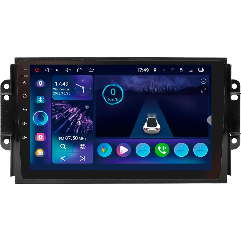 Android head unit SIGMA S9332 ANDROID 13 3+32 Gb 4G DSP Chery Tiggo 3 2016 - 2018 9"