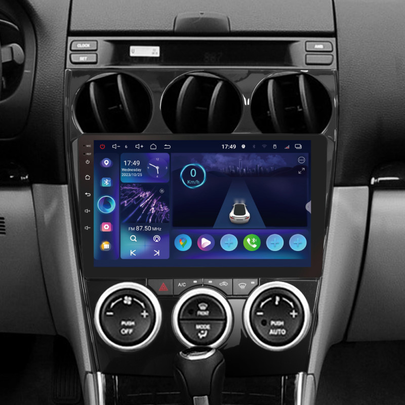 Android head unit SIGMA S9332 ANDROID 13 3+32 Gb 4G DSP Mazda Mazda6 GG 2002-2007 9"