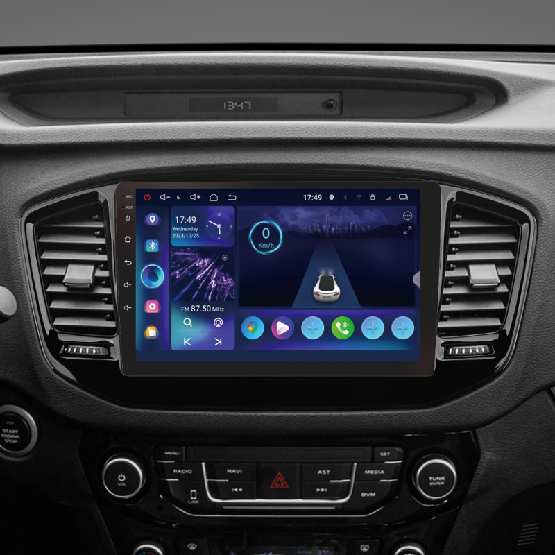 Android head unit SIGMA S9332 ANDROID 13 3+32 Gb 4G DSP Geely Emgrand X7 Vision X6 Haoqing SUV 2014-2020 9" (L1)