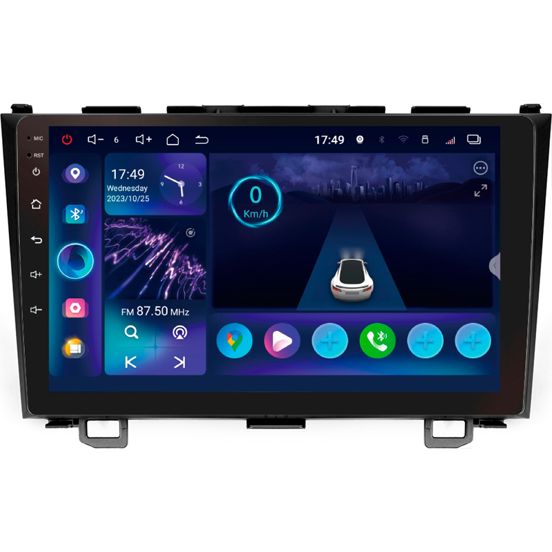 Android head unit SIGMA S9332 ANDROID 13 3+32 Gb 4G DSP Honda CR-V CR-V 3 RE 2006-2012 9"