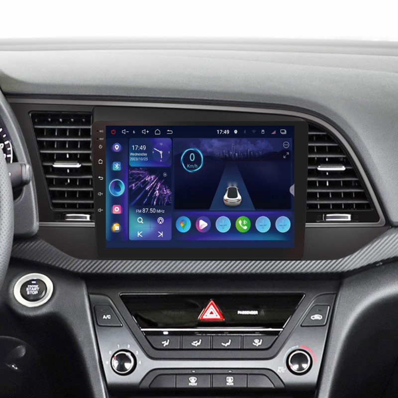 Android head unit SIGMA S9332 ANDROID 13 3+32 Gb 4G DSP Hyundai Elantra 6 2016-2018 (B) 9"