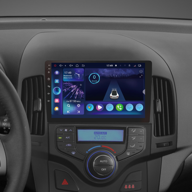 Android head unit SIGMA S9332 ANDROID 13 3+32 Gb 4G DSP Hyundai i30 1 FD 2007-2012 (F2) 9"