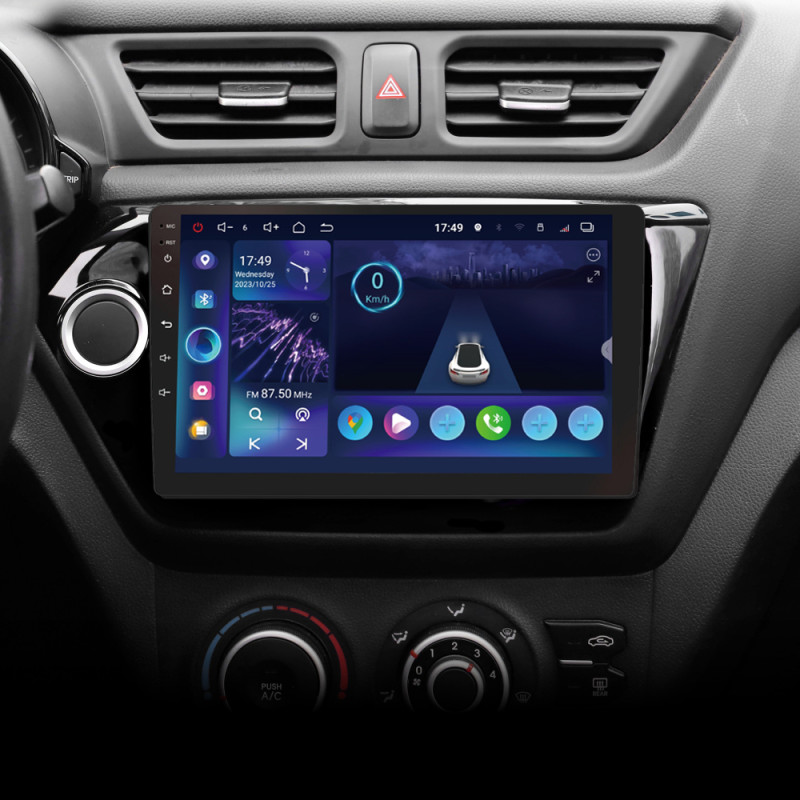 Android head unit SIGMA S9332 ANDROID 13 3+32 Gb 4G DSP Kia RIO 3 2011-2017 9"