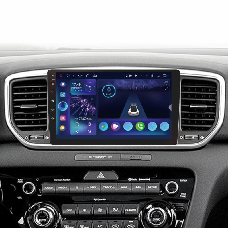 Android head unit SIGMA S9332 ANDROID 13 3+32 Gb 4G DSP Kia Sportage 4 QL 2018-2022 (B) 9"
