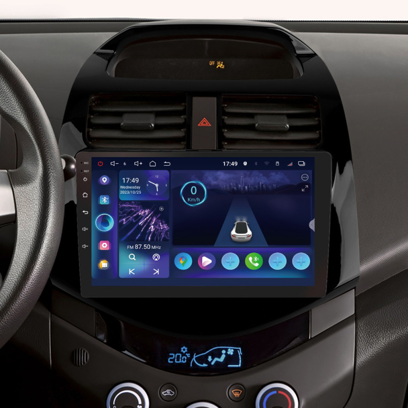 Android head unit SIGMA S9332 ANDROID 13 3+32 Gb 4G DSP Chevrolet Spark M300 2009 - 2016 (F1) 9"