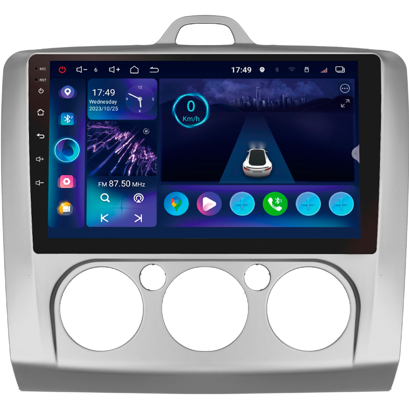 Android head unit SIGMA S9332 ANDROID 13 3+32 Gb 4G DSP Ford Focus 2 Mk 2 2004-2011 (F1) 9"