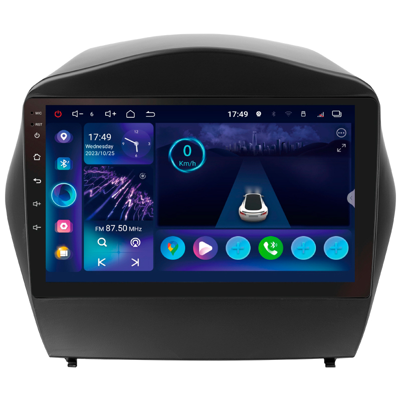Android head unit SIGMA S9332 ANDROID 13 3+32 Gb 4G DSP Hyundai Tucson 2 LM IX35 2009-2015 (AB) 9"