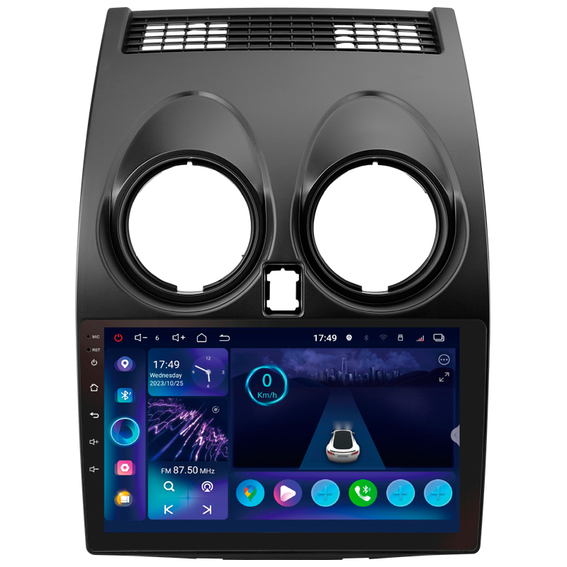 Android head unit SIGMA S9332 ANDROID 13 3+32 Gb 4G DSP Nissan Qashqai 1 J10 2006-2013 (F1) 9"