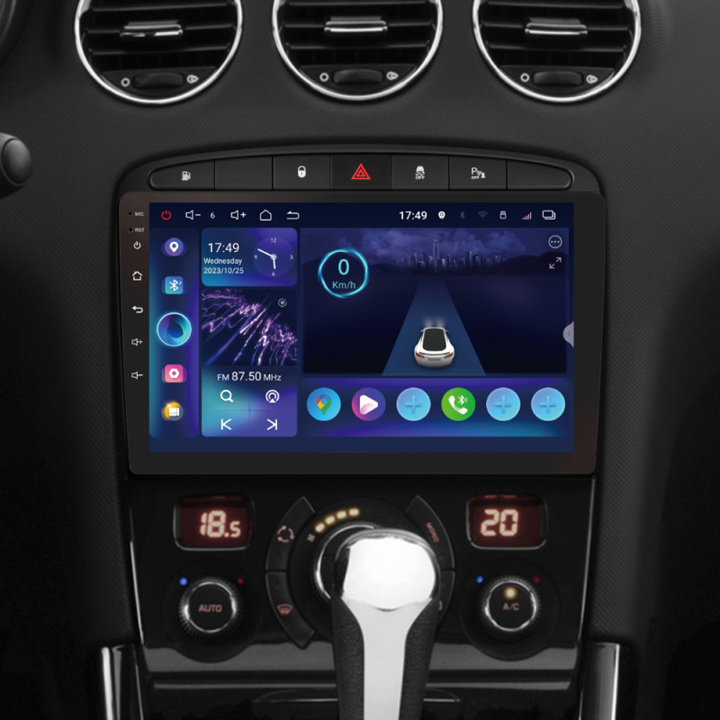 Android head unit SIGMA S9332 ANDROID 13 3+32 Gb 4G DSP Peugeot 408 1 T7 2012-2020 For Peugeot 308 2007-2015 9"