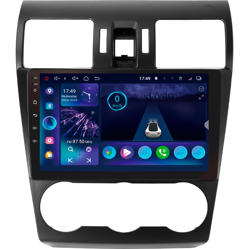 Android head unit SIGMA S9332 ANDROID 13 3+32 Gb 4G DSP Subaru Forester 4 SJ 2012-2015 (A) 9"