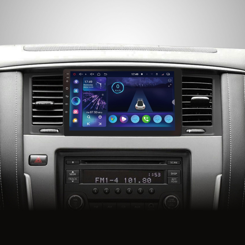 Android head unit SIGMA S9332 ANDROID 13 3+32 Gb 4G DSP Nissan Patrol 6 VI Y62 2010-2020 (F1) 9" (L1)