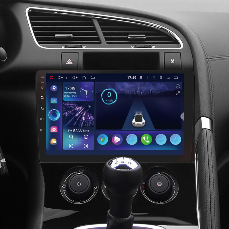 Android head unit SIGMA S9332 ANDROID 13 3+32 Gb 4G DSP Peugeot 3008 1 2009-2016 (F1) 9"