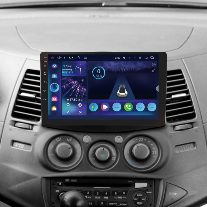 Android head unit SIGMA S9332 ANDROID 13 3+32 Gb 4G DSP Mitsubishi Grandis 1 2003-2010 (F1) 9"