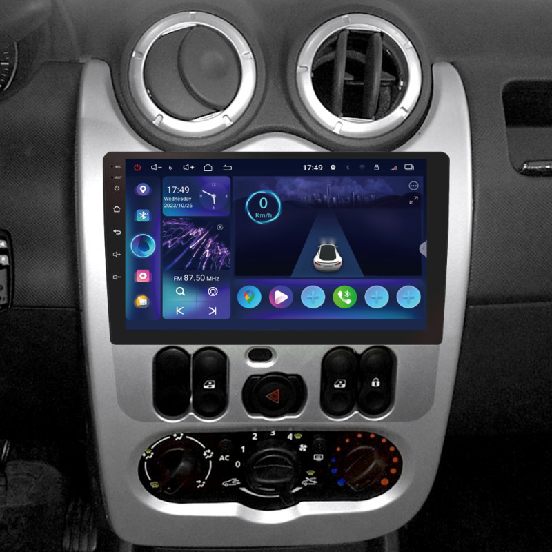 Android head unit SIGMA S9332 ANDROID 13 3+32 Gb 4G DSP Renault Logan 1 2010-2016 (CAN BUS) 9" (L2)