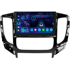 Android head unit SIGMA S9332 ANDROID 13 3+32 Gb 4G DSP Mitsubishi L200 5 (F1) (Manual air conditioning) 2015-2019 9"