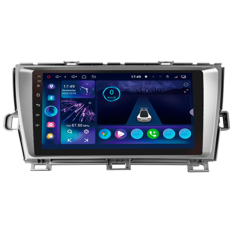 Android head unit SIGMA S9332 ANDROID 13 3+32 Gb 4G DSP Toyota Prius XW30 2009-2015 9"