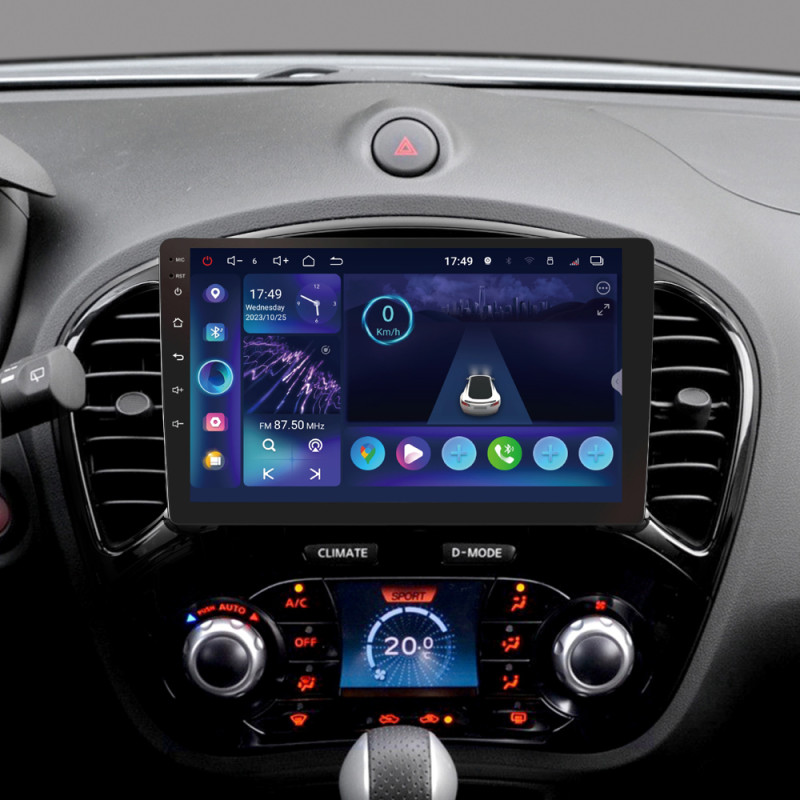 Android head unit SIGMA S9332 ANDROID 13 3+32 Gb 4G DSP Nissan Juke 2010-2014 9"