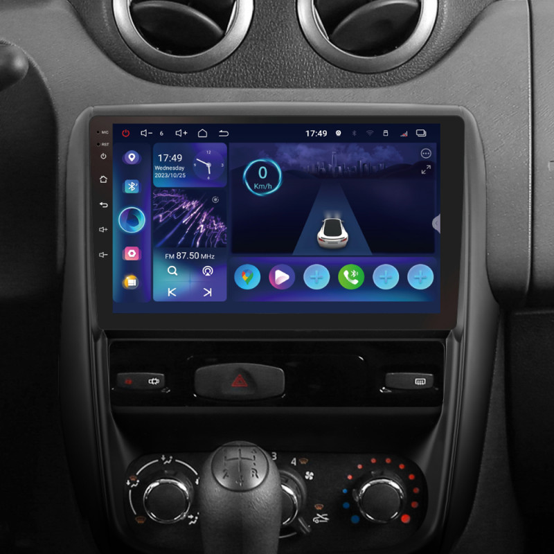 Android head unit SIGMA S9332 ANDROID 13 3+32 Gb 4G DSP Renault Duster 1 2010-2015 For Nissan terrano 3 2014-2022 9"