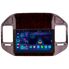 Android head unit SIGMA S9332 ANDROID 13 3+32 Gb 4G DSP Mitsubishi Pajero 3 V70 V60 1999-2006 (brown) 9"