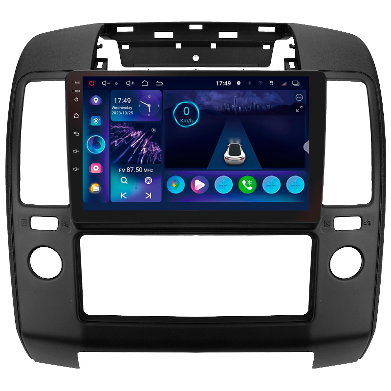 Android head unit SIGMA S9332 ANDROID 13 3+32 Gb 4G DSP Nissan Navara 3 D40 2004-2010 (F2) 9"
